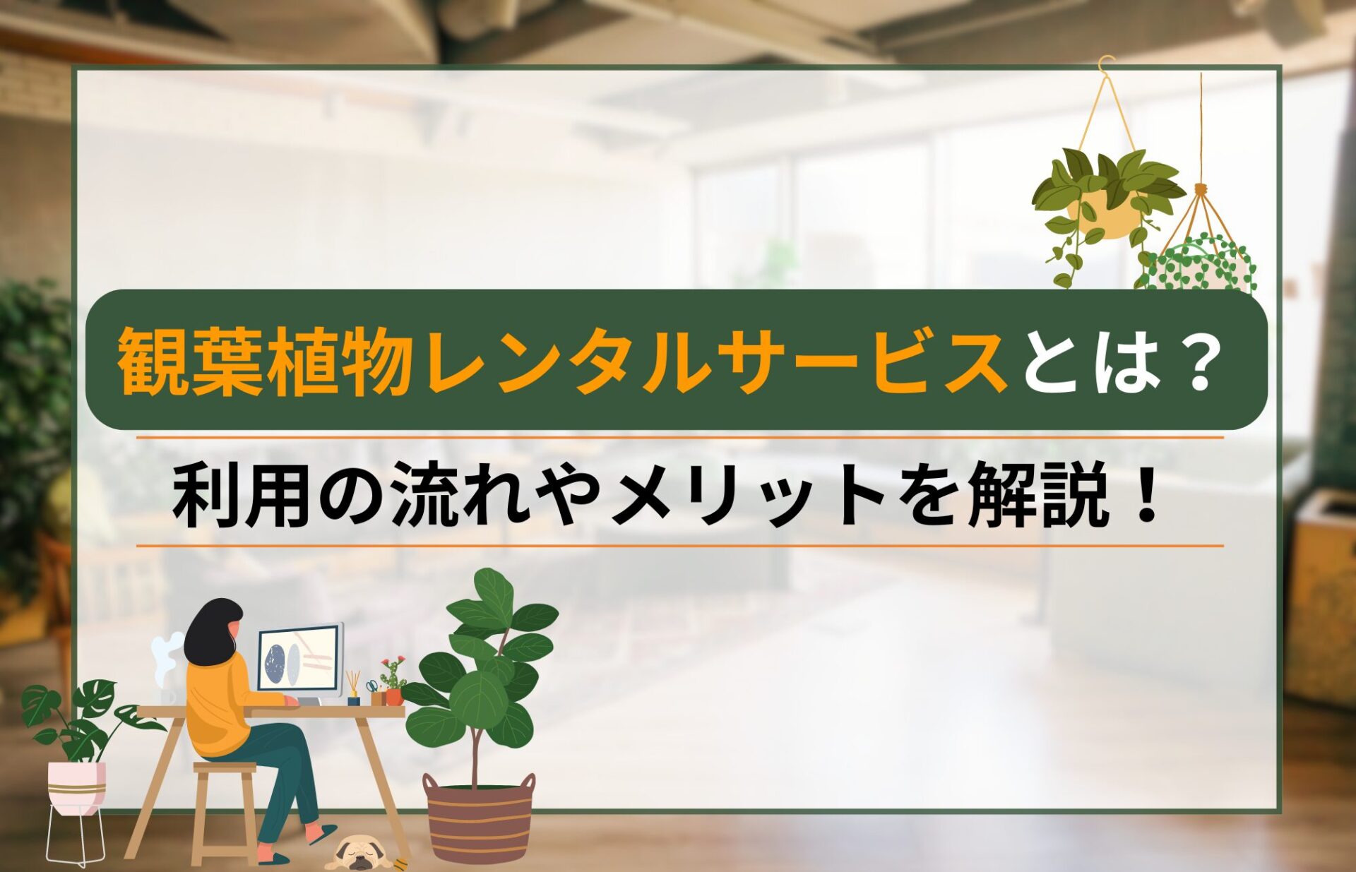 観葉植物のレンタルサービスとは？